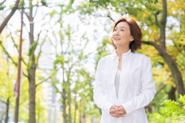 istock senior age woman , smile 1302720614