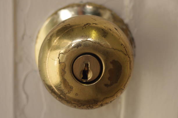 istock A keyhole of a door. 1302731535