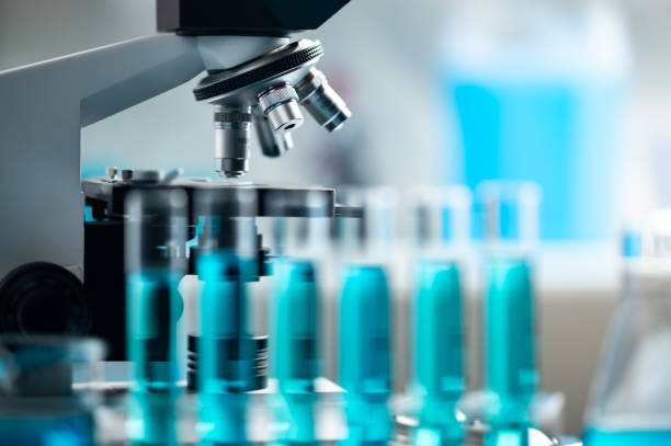 istock professional microscope in laboratory, science equipment and medical tools to looking micro scale, microbiology and medicine research in laboratory with microscope 1302737643