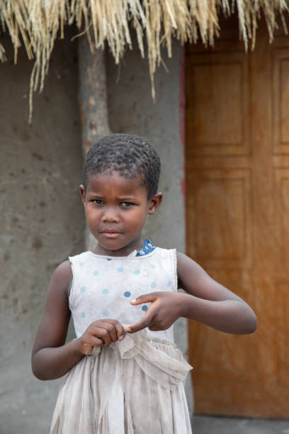 istock Small African girl 1302743693