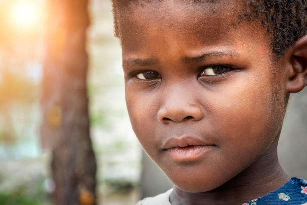 istock Small African girl 1302743694