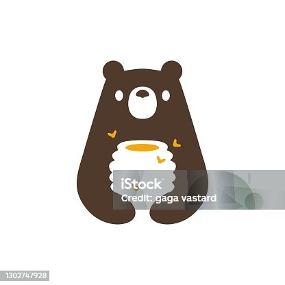 istock bear honey hive bee negative space vector icon illustration 1302747928