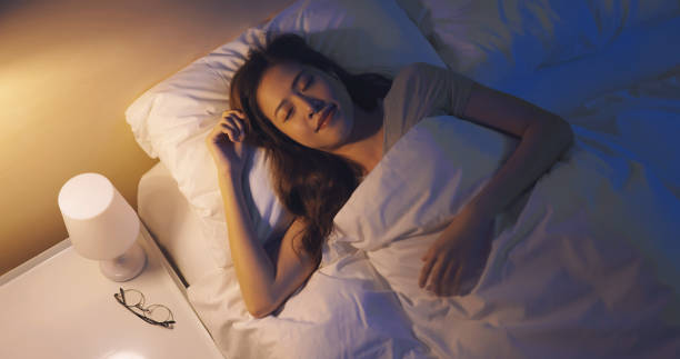 istock Asian woman sleep well 1302748601