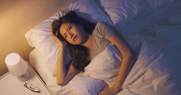 istock Asian woman lose sleep 1302749278