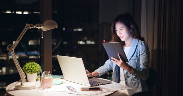 istock woman use laptop in office 1302749510