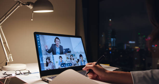 istock telework video meeting in office 1302749732