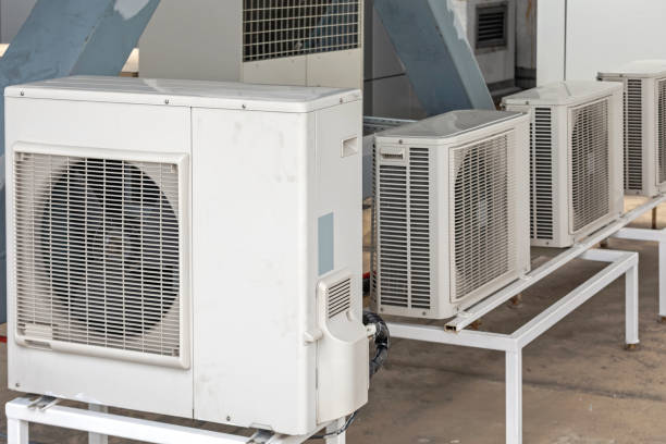 istock Air Conditioners Roof 1302752252