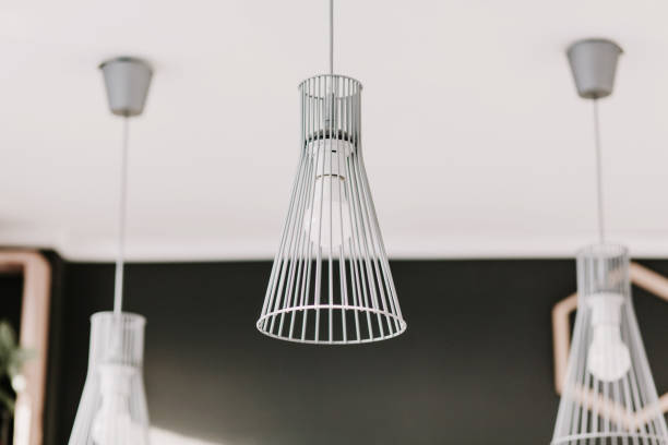 istock stylish hanging lamps 1302758915