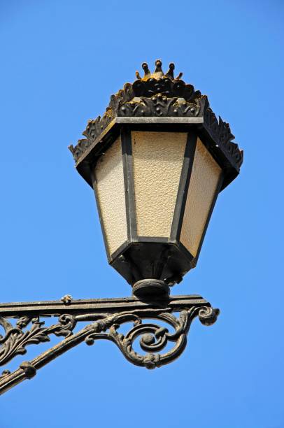 istock Traditional Spanish streetlight, Spain. 1302759180