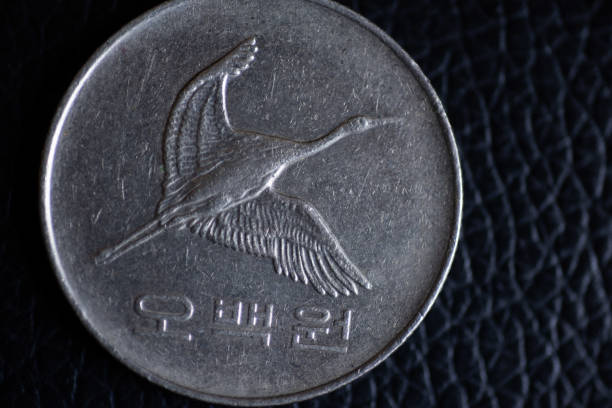 istock Close up coins with macro lens 1302759350