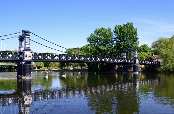 istock Ferry Bridge, Burton upon Trent, UK. 1302759475