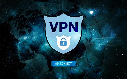 Concept photo of VPN (Virtual Private Network)