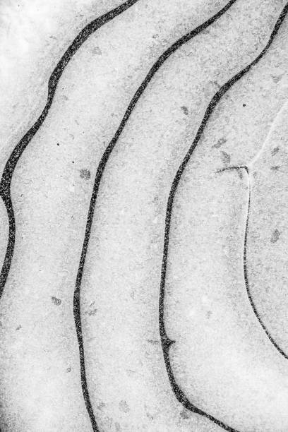 istock Close-up texture of ice and snow 1302770829