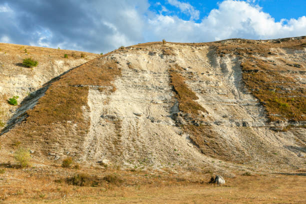 istock Landscape view of limestone hill 1302770929