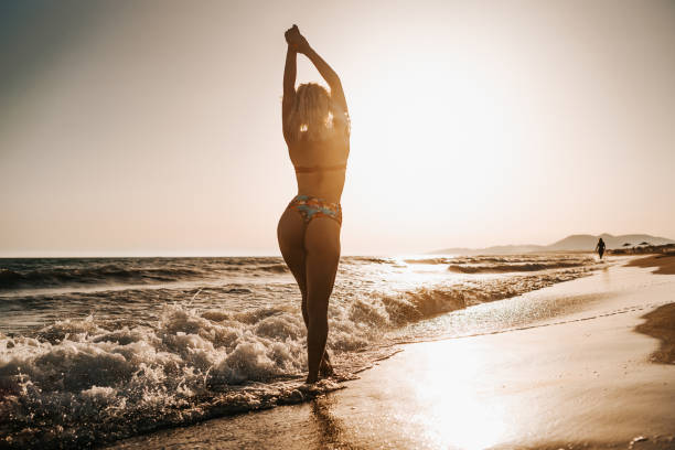 istock Summer fun in sea shallow 1302771912