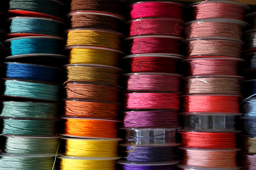 Colorful craft threads