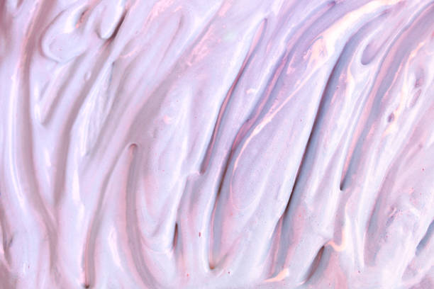 istock Artistic gentle liliac background with liquid paint. 1302783966