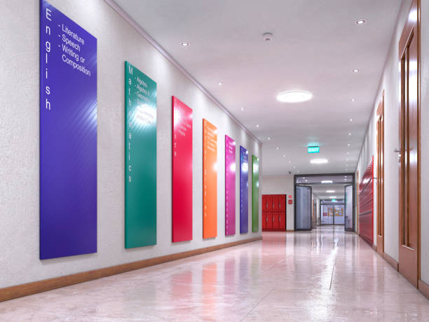 290+ School Hallway Poster Stock Photos, Pictures & Royalty-Free Images ...