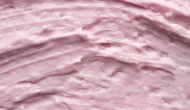 istock Natural body butter cream texture background. 1302793484