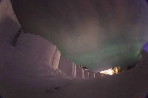 Norway - Aurora Borealis - Northern Lights - Snow Hotel Kirkenes