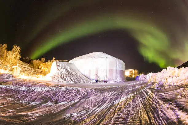 Norway - Aurora Borealis - Northern Lights - Snow Hotel Kirkenes