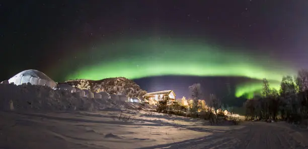 Norway - Aurora Borealis - Northern Lights - Snow Hotel Kirkenes