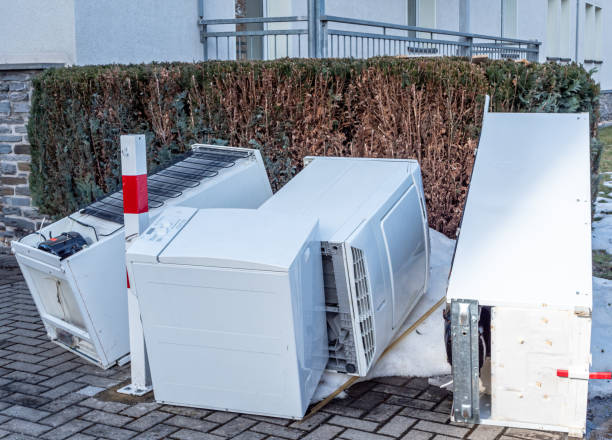 istock Electronic waste devices for disposal on the roadside 1302810216