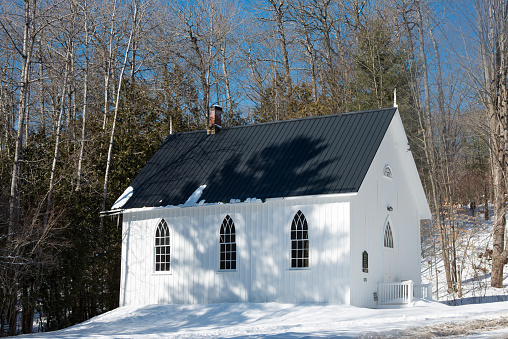 Built in 1873, the small church is located in a quaint mill village sitting in the most picturesque section of the Oak Ridges Moraine.