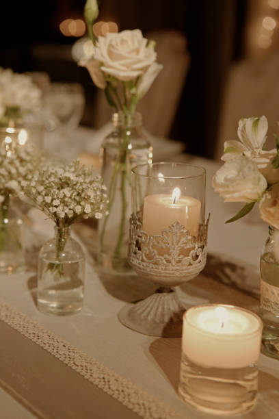 istock INTERIOR AND EXTERIOR DECORATION LIGHTS CANDLES 1302819747
