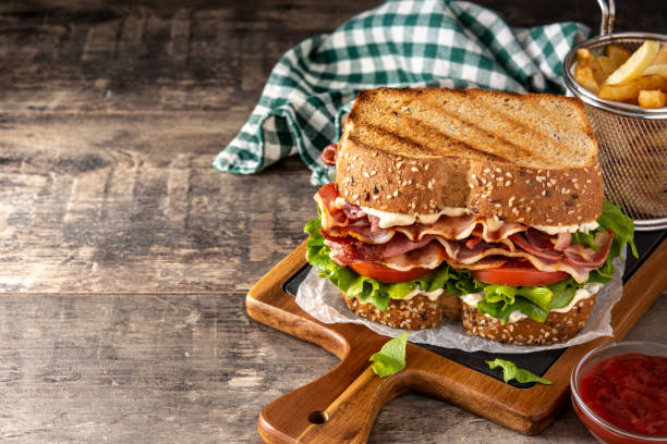 istock BLT sandwich with bacon,lettuce and tomato 1302821299