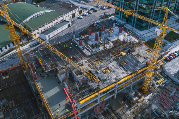 istock Crane site in the city 1302823440