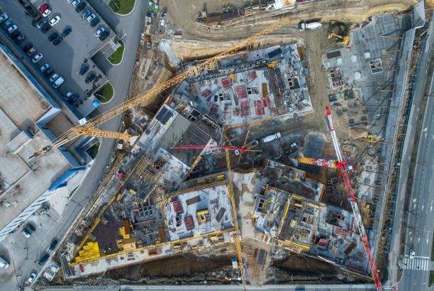 istock Crane site in the city 1302823453