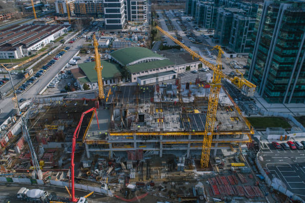 istock Crane site in the city 1302823484