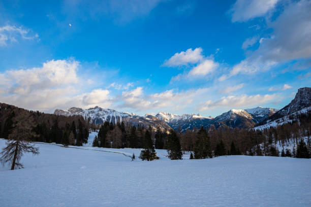 istock Winter landscape in Dolomites Mountains 1302844387