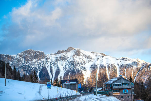 istock Winter landscape in Dolomites Mountains 1302844861