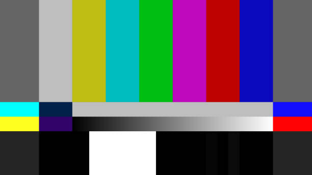 テレビカラーバー - broadcasting点のイラスト素材／クリップアート素材／マンガ素材／アイコン素材