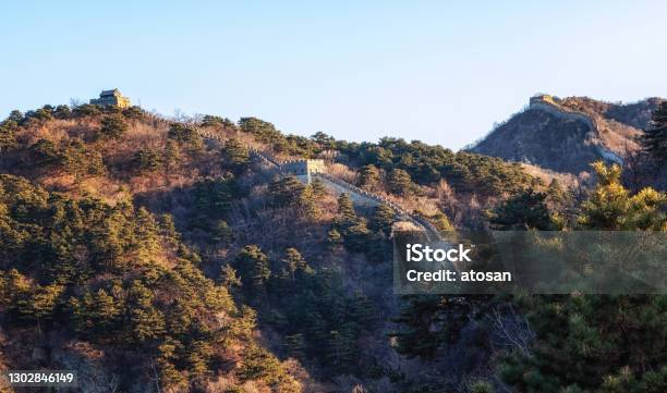 He Great Wall Of China At Mutianyu Section Huairou County Beijing Municipality Peoples Republic Of China Stock Photo - Download Image Now