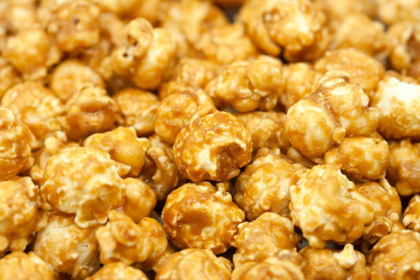 istock Popcorn in caramel close-up. 1302847969