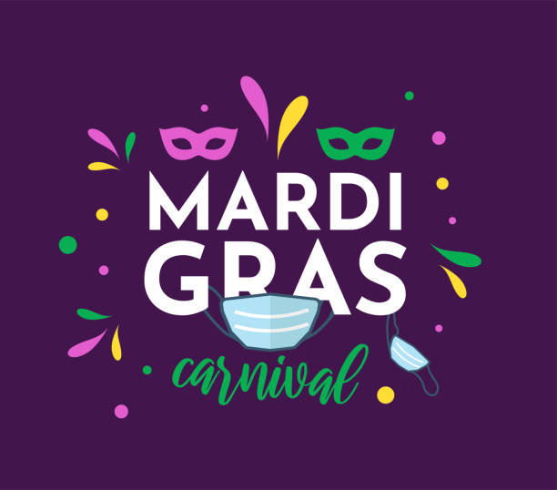 Mardi Gras background with face mask. Vector Mardi Gras background with face mask. Vector illustration. EPS10 mardi gras flyer stock illustrations