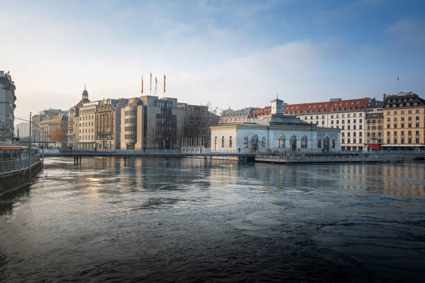 istock Rhone River and Geneva skyline - Geneva, Switzerland 1302853696