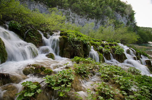 natural spring view in the mountain