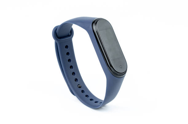 istock smart fitness bracelet with colored strap isolated on white background 1302858573
