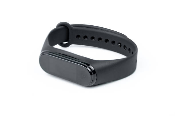 istock smart fitness bracelet with colored strap isolated on white background 1302858596