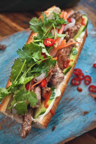 Vietnamese Banh Mi Sandwich
