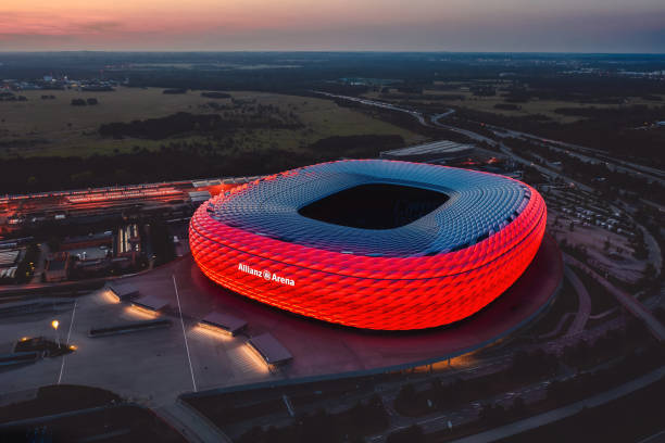 стадион мюнхен - bayern стоковые фото и изображения