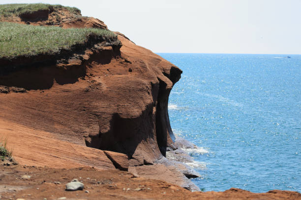 istock Sandstone formations on Magdalen Islands, Quebec 1302875788