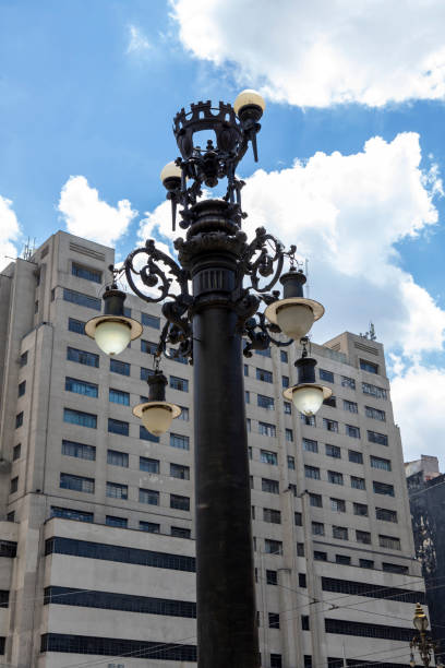 istock traditional post lamp in Sao Paulo, Brazil 1302876579