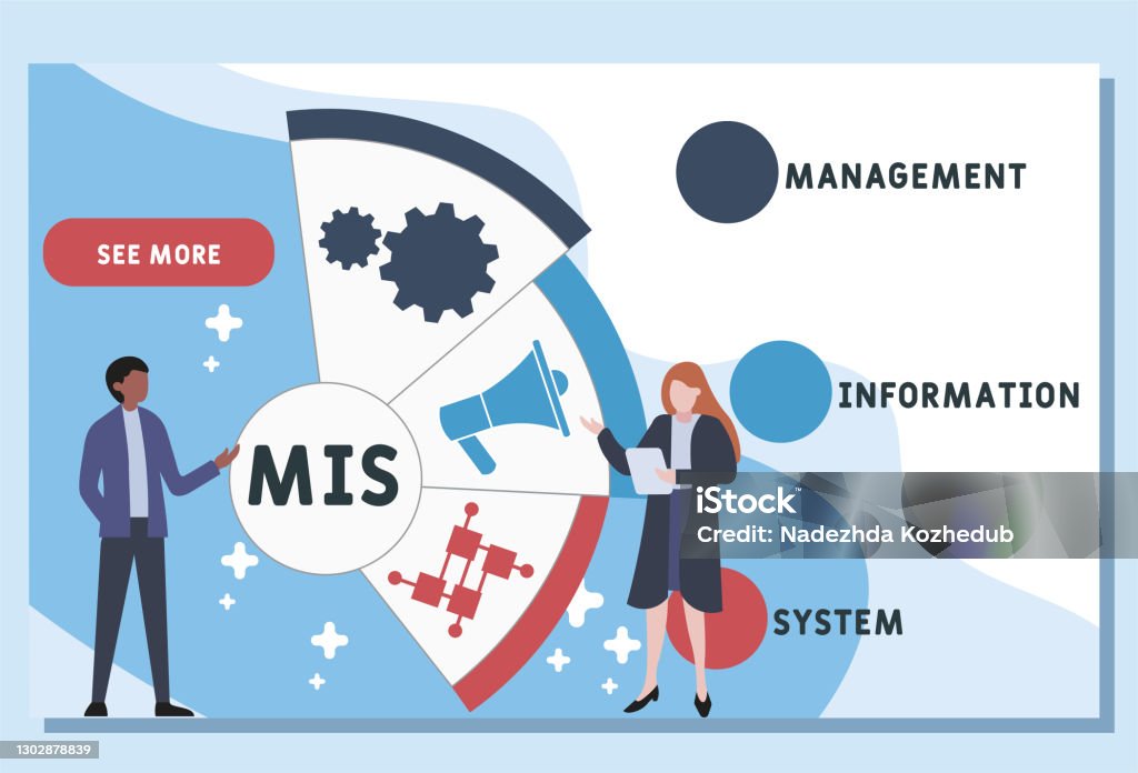 Mis Layout Vector Website Design Template Mis Management Information System Stock ...