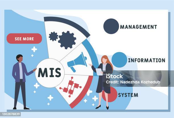 Mis Example Design Vector Website Design Template Mis Management Information System Stock ...