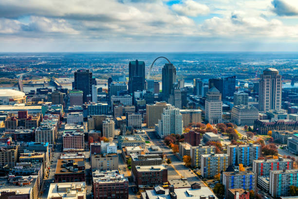 istock St. Louis Cityscape Aerial 1302881858